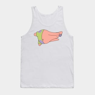 patrick star doing yoga Tank Top